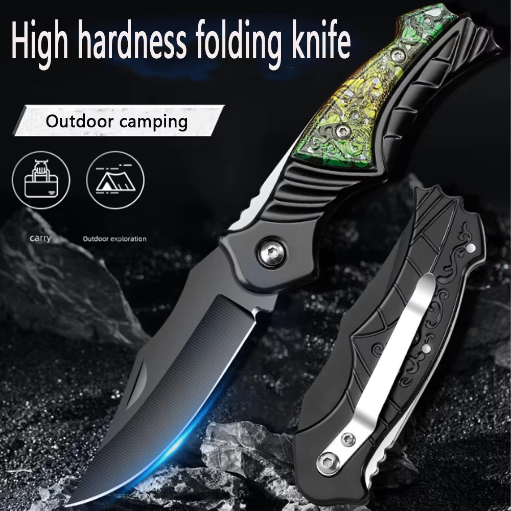 Hunting And Outdoor Supplies - New Portable Outdoor Folding Fruit Knife