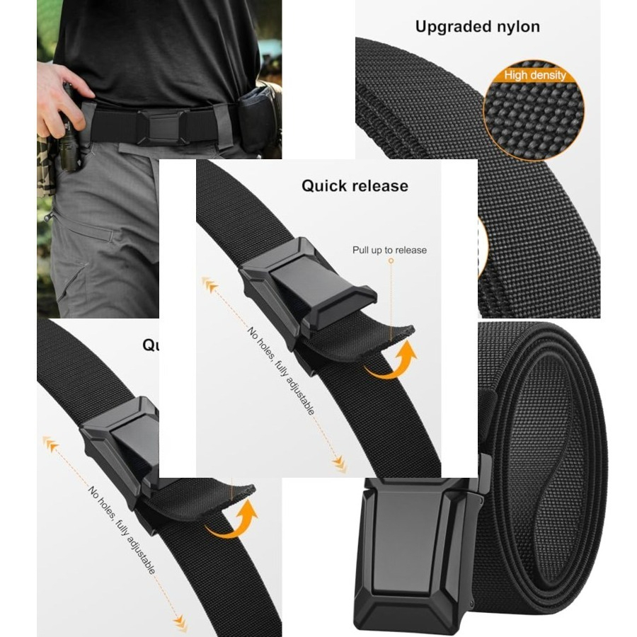 Tactical Belt Rigger - Stretch Tactical Belt for Men, Military