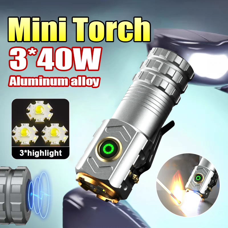 Hunting Outdoor - Super Powerful Spotlight Ignition Flashlight Mini