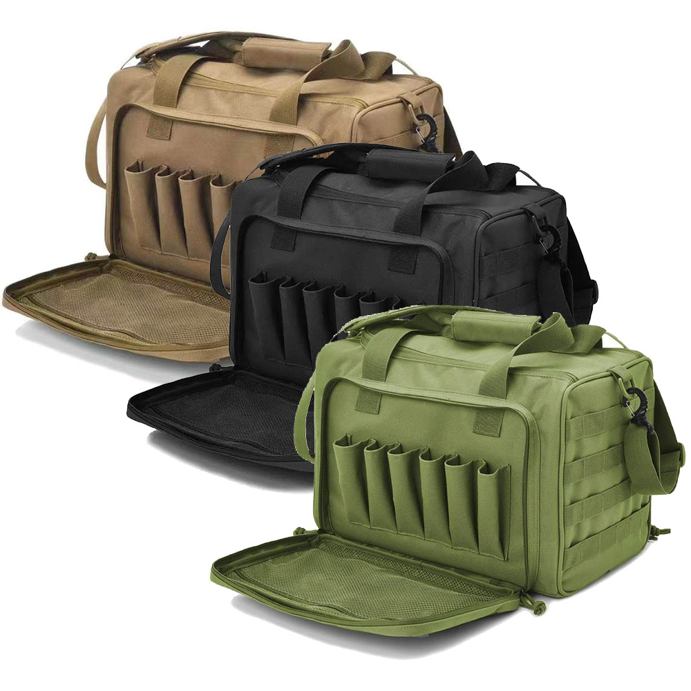 Outdoor Hunting Range - Tactical Gun Range Storage Bag Molle