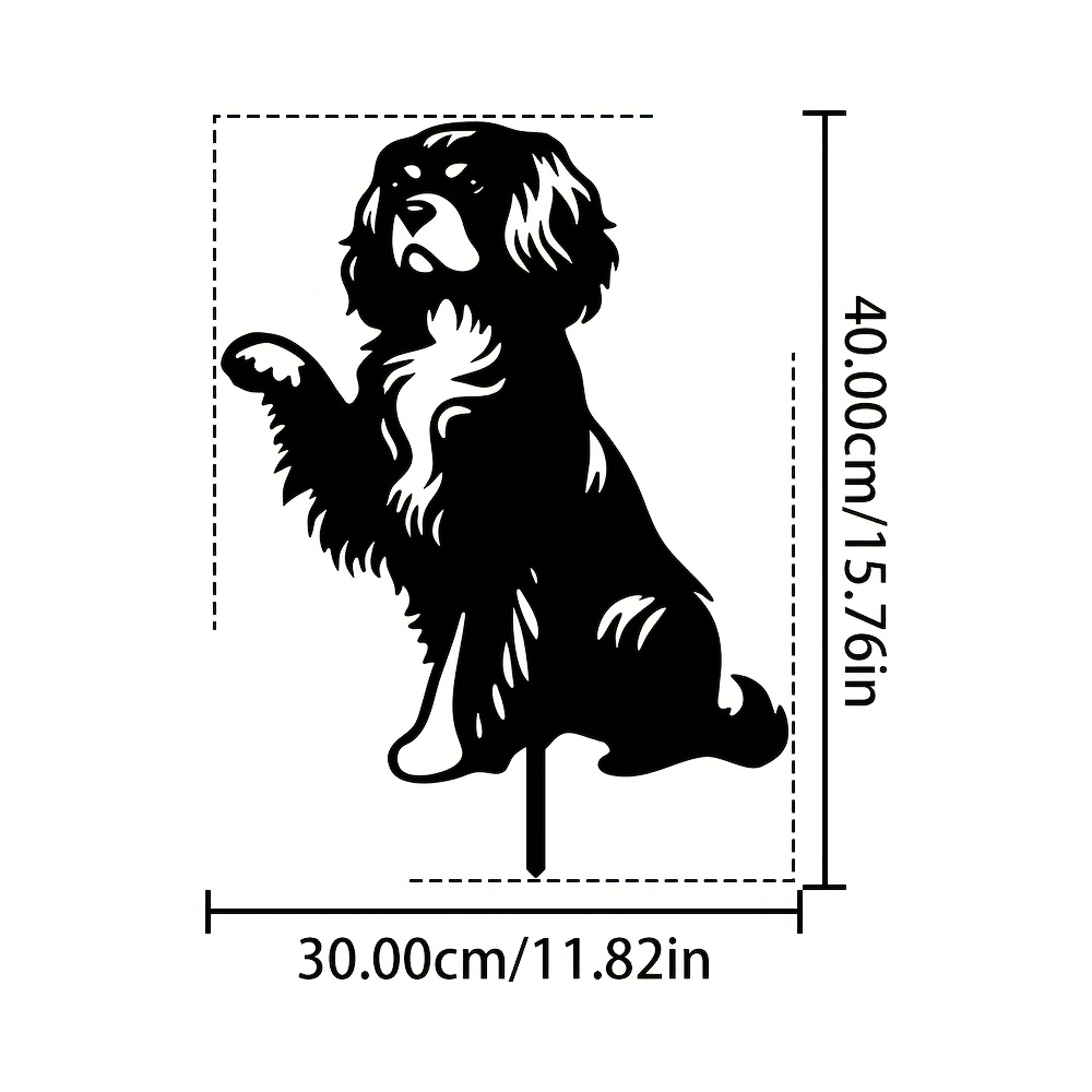 Metal Dog Garden Stake with Sm – обзор и цена Hunting Outdoor Christmas Decorations