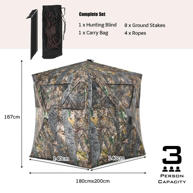 3 Person Portable Pop-Up Groun – обзор и цена Hunting & Outdoor Supplies Carterton Reviews
