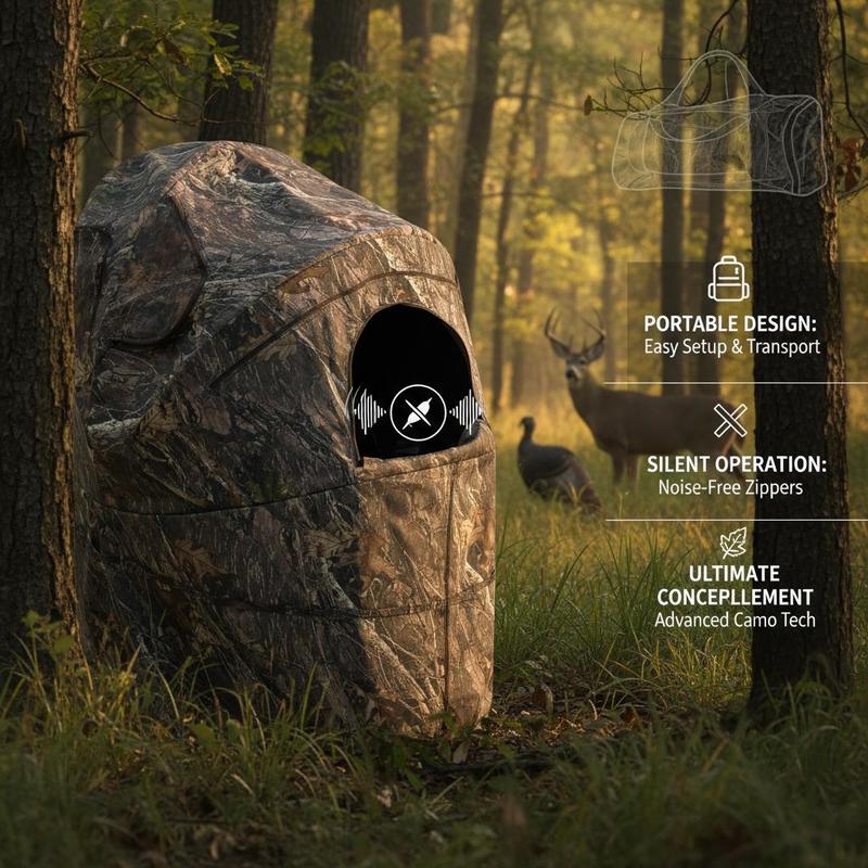 Hunting Blind 1 Person For Dee – обзор и цена Hunting & Outdoor Supplies Carterton Reviews