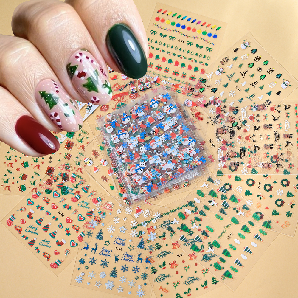 30pcs Christmas Nail Art Stick – обзор и цена Elk Bugle Call