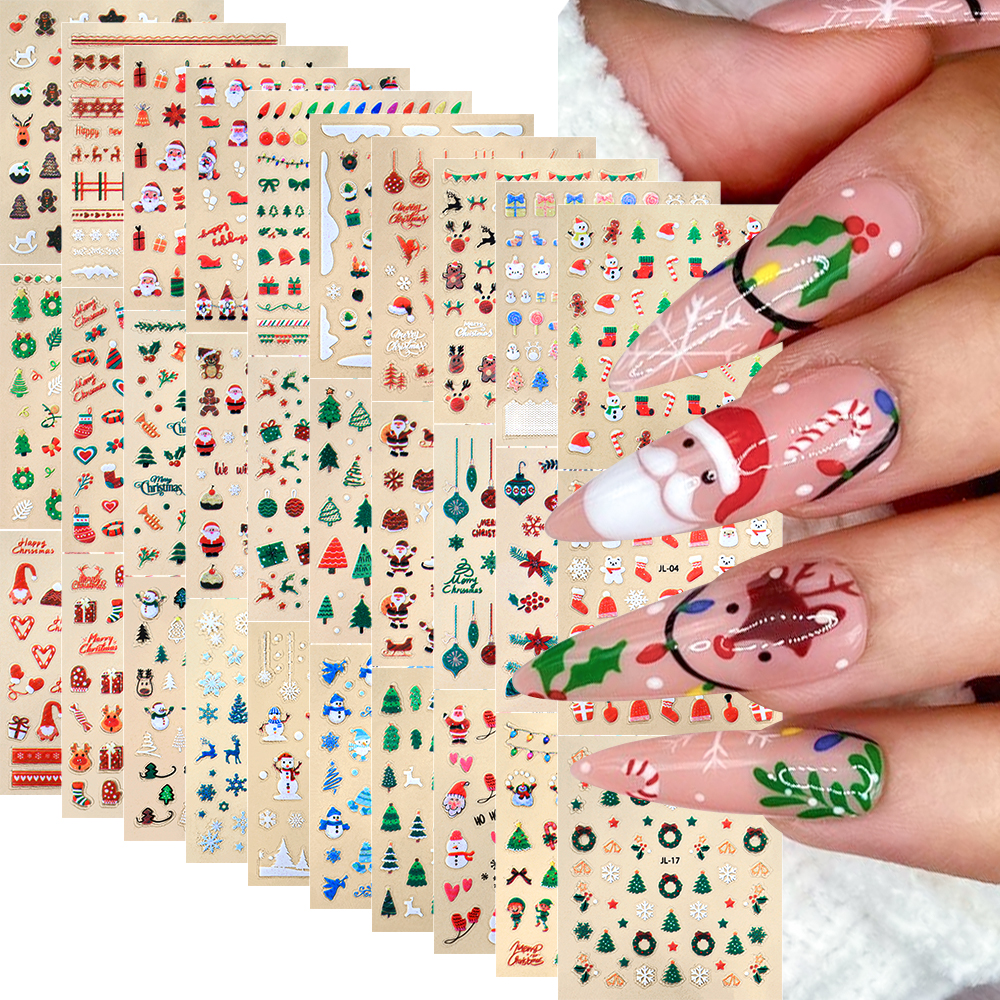 30pcs Christmas Nail Art Stick – обзор и цена Elk Bugle Call