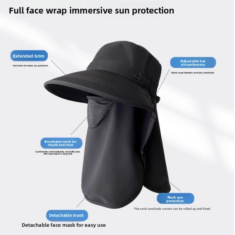 Full Coverage Sun Hat with Fac – обзор и цена Hunting Outdoor Hats