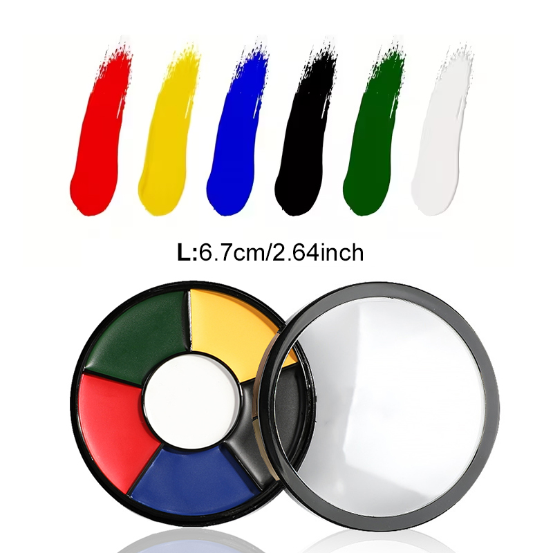 6 Color Oil Face Paint Palette – обзор и цена Camo Face Paint