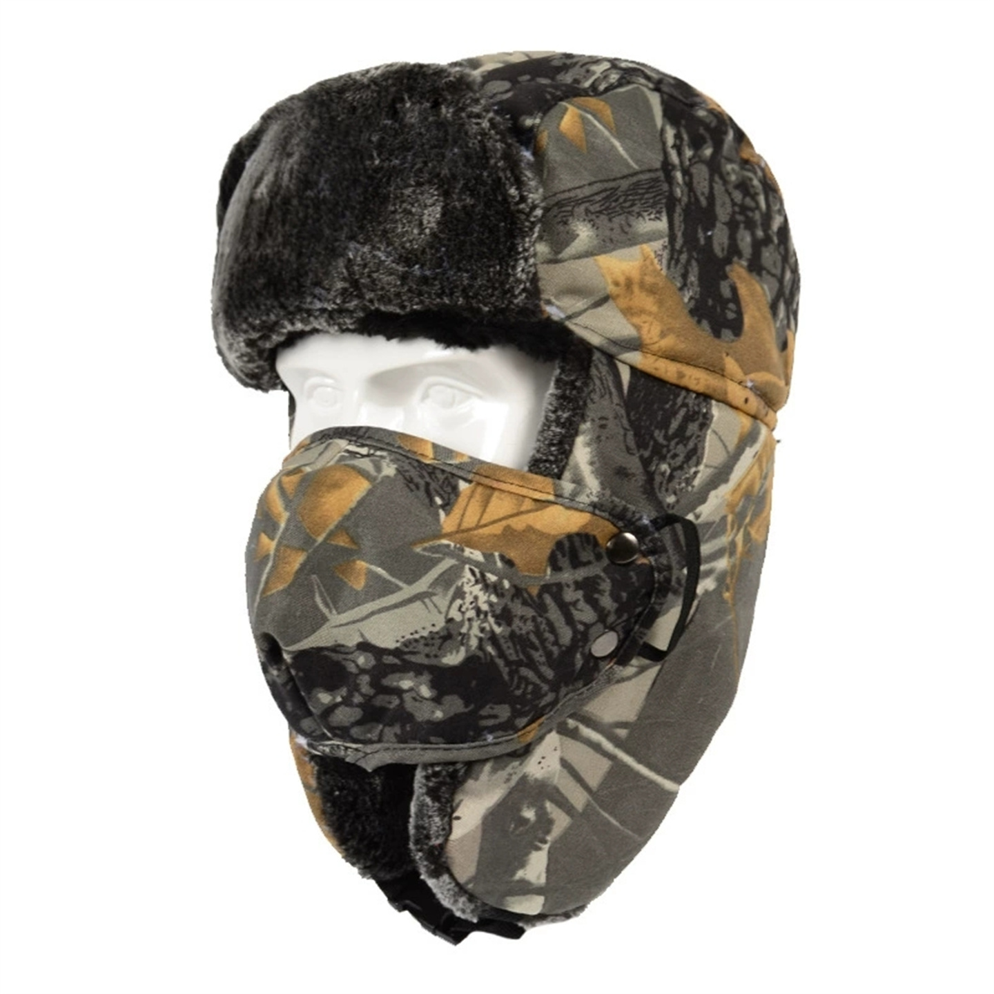 Winter Men's Camouflage Thick  – обзор и цена Hunting Outdoor Hats