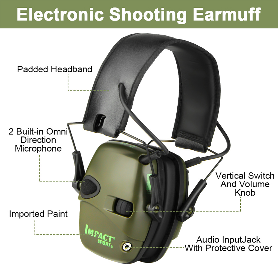 Earmuffs Active Headphones for – обзор и цена Shooting Ear Muff