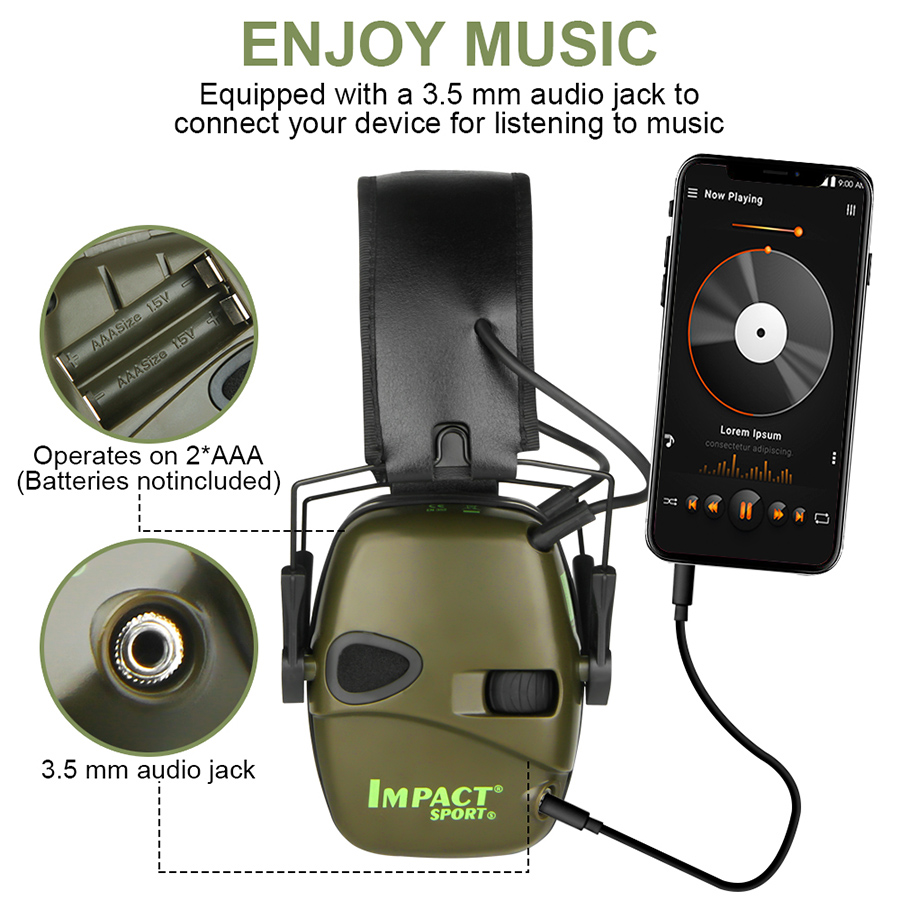 Earmuffs Active Headphones for – обзор и цена Shooting Ear Muff