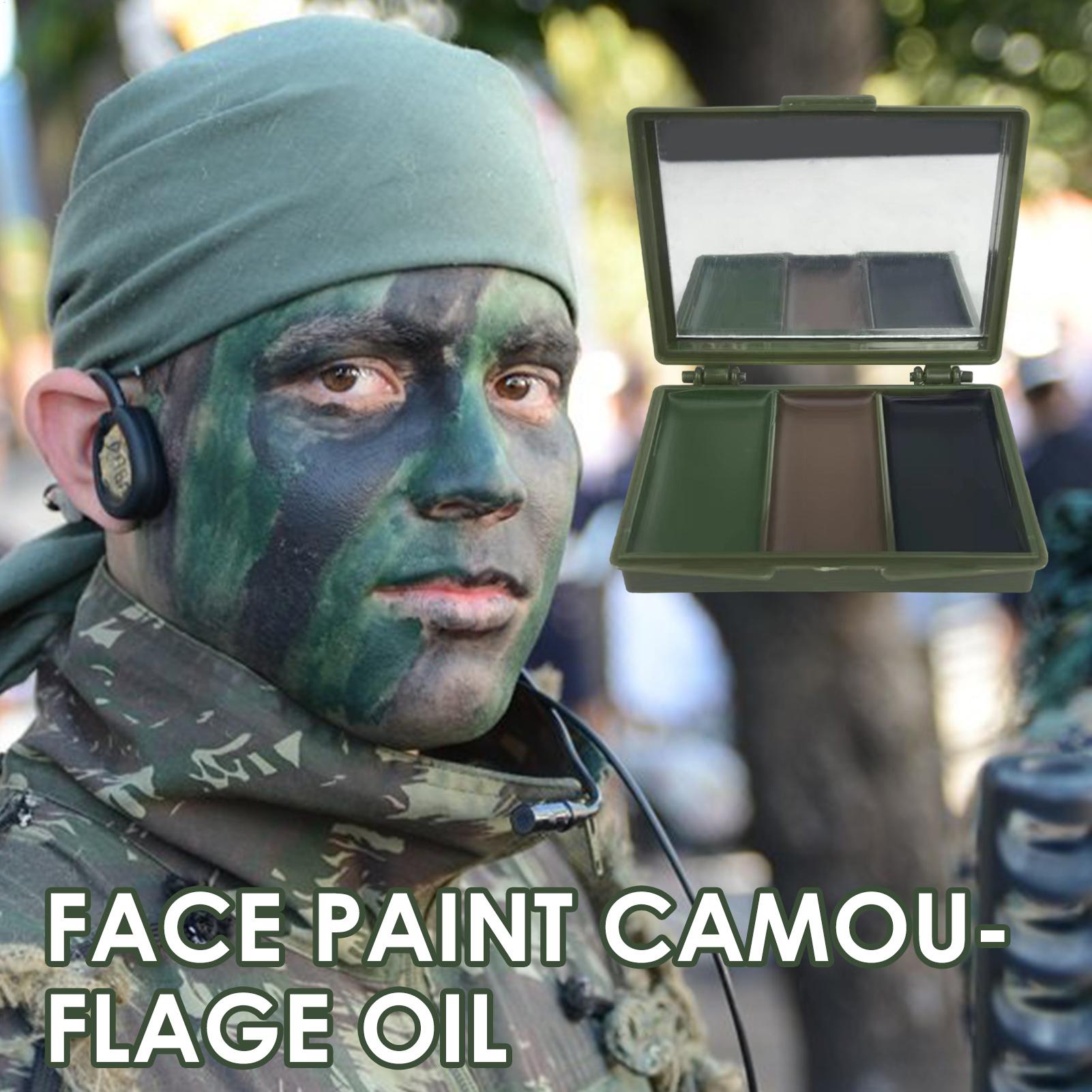 3 Colors ArmyFans CS Shooting  – обзор и цена Camo Face Paint