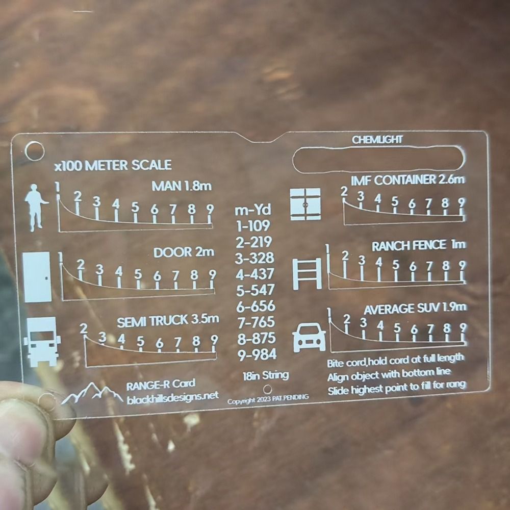 Outdoors Range Finder Card Ran – обзор и цена Hunting And Outdoor Supplies