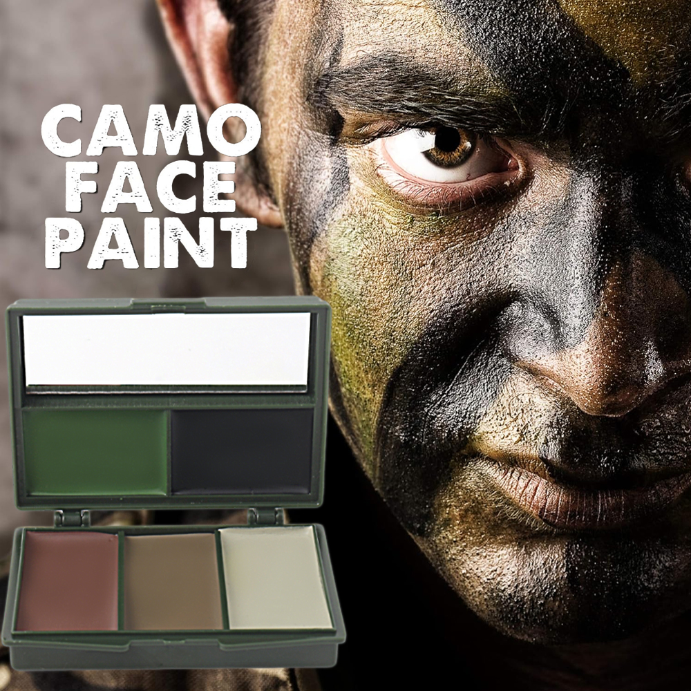 5-Color Camouflage, Face Paint – обзор и цена Camo Face Paint