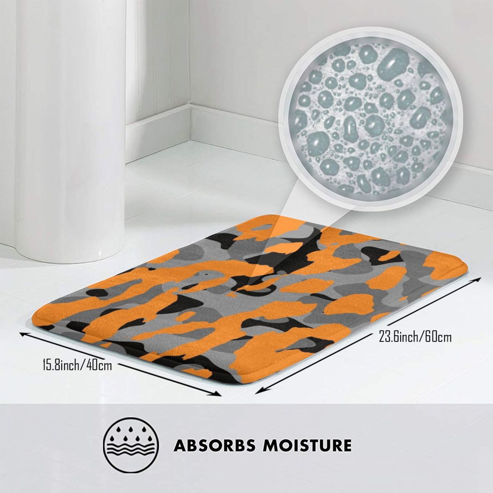 Orange Camo Mat Rug Carpet Ant – обзор и цена Hunting Outdoor Mat