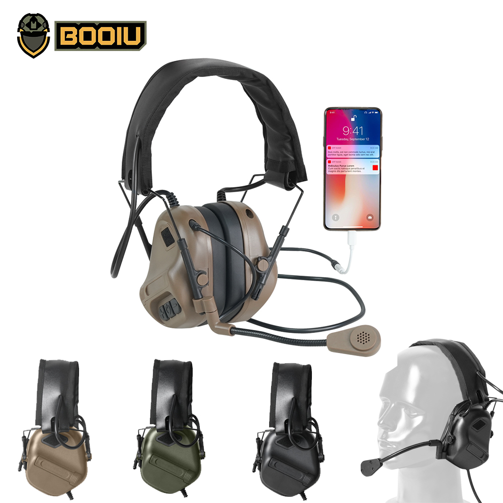 BOOIU Tactical Electronic Shoo – обзор и цена Shooting Ear Muff