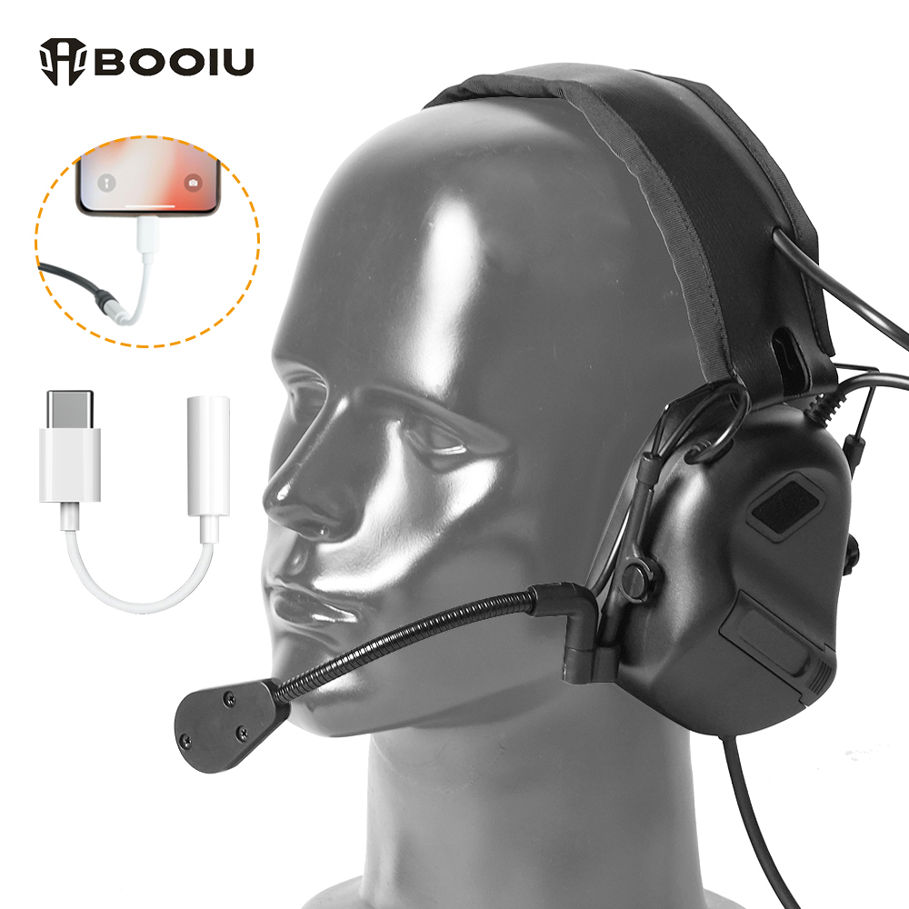 BOOIU Tactical Electronic Shoo – обзор и цена Shooting Ear Muff