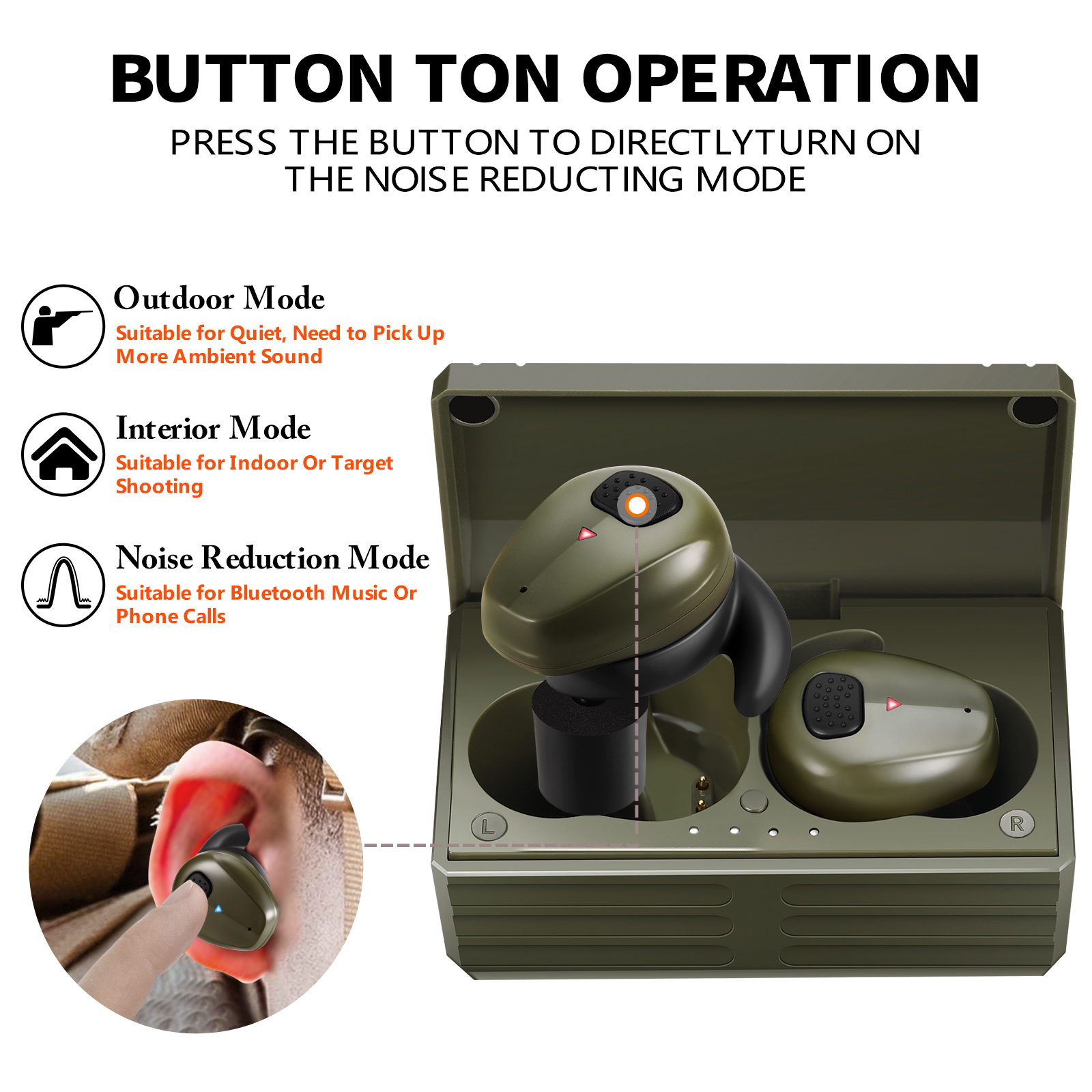YHKEMA EB10 Tactical Earplugs  – обзор и цена Shooting Ear Muff