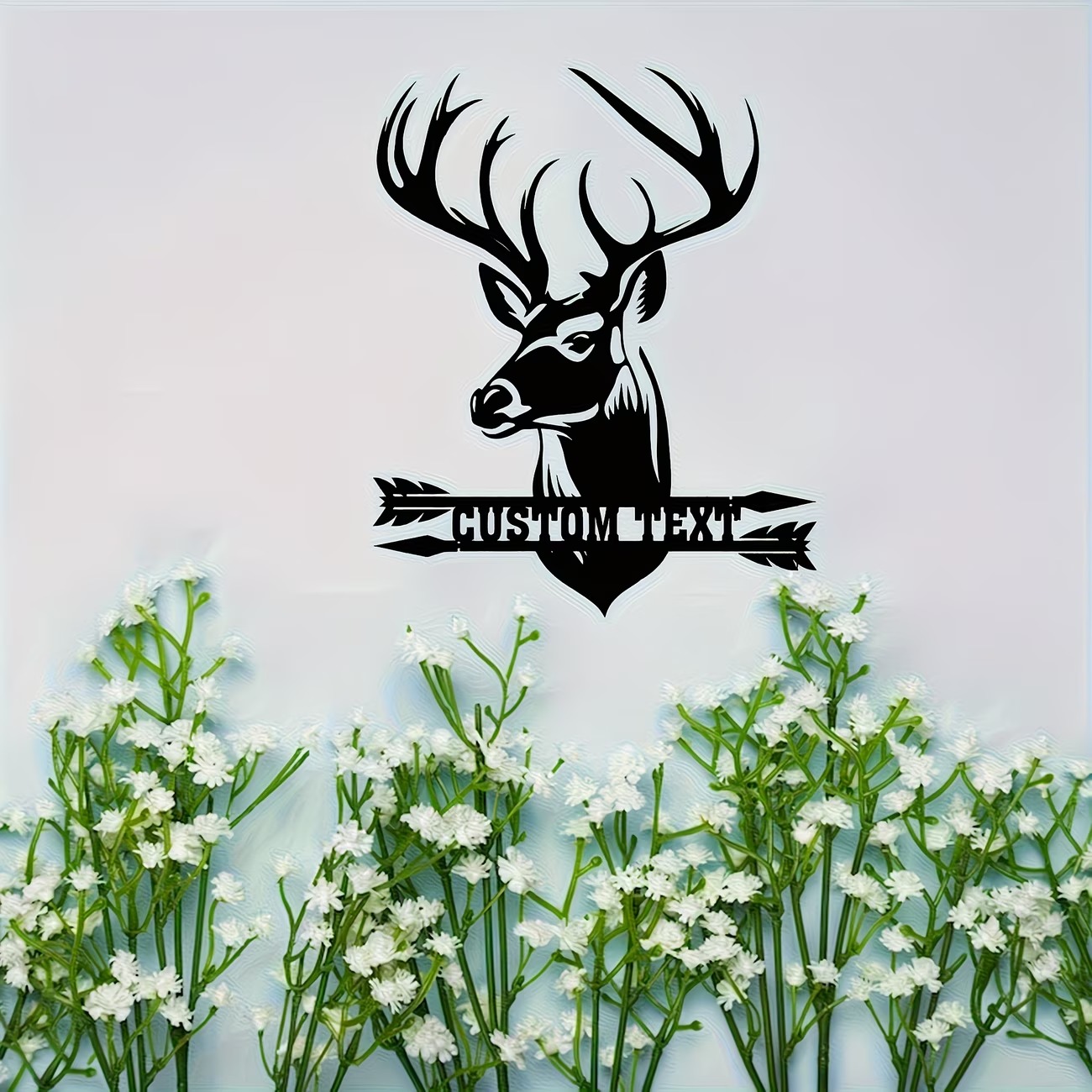 Custom Deer Head Metal Wall Ar – обзор и цена Hunting Outdoor Christmas Decorations