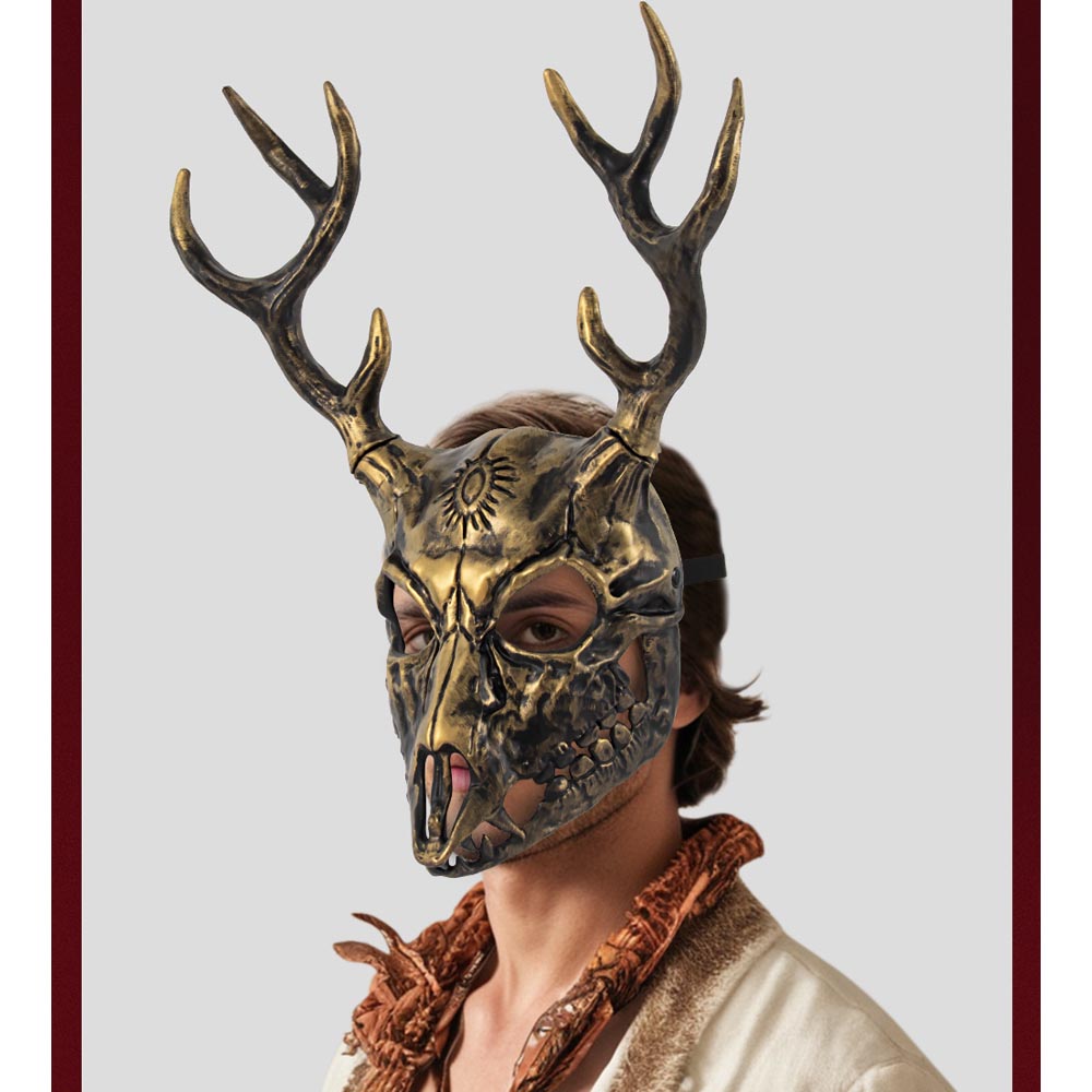 Animal Elk Mask Headpiece Cosp – обзор и цена Elk Bugle Call