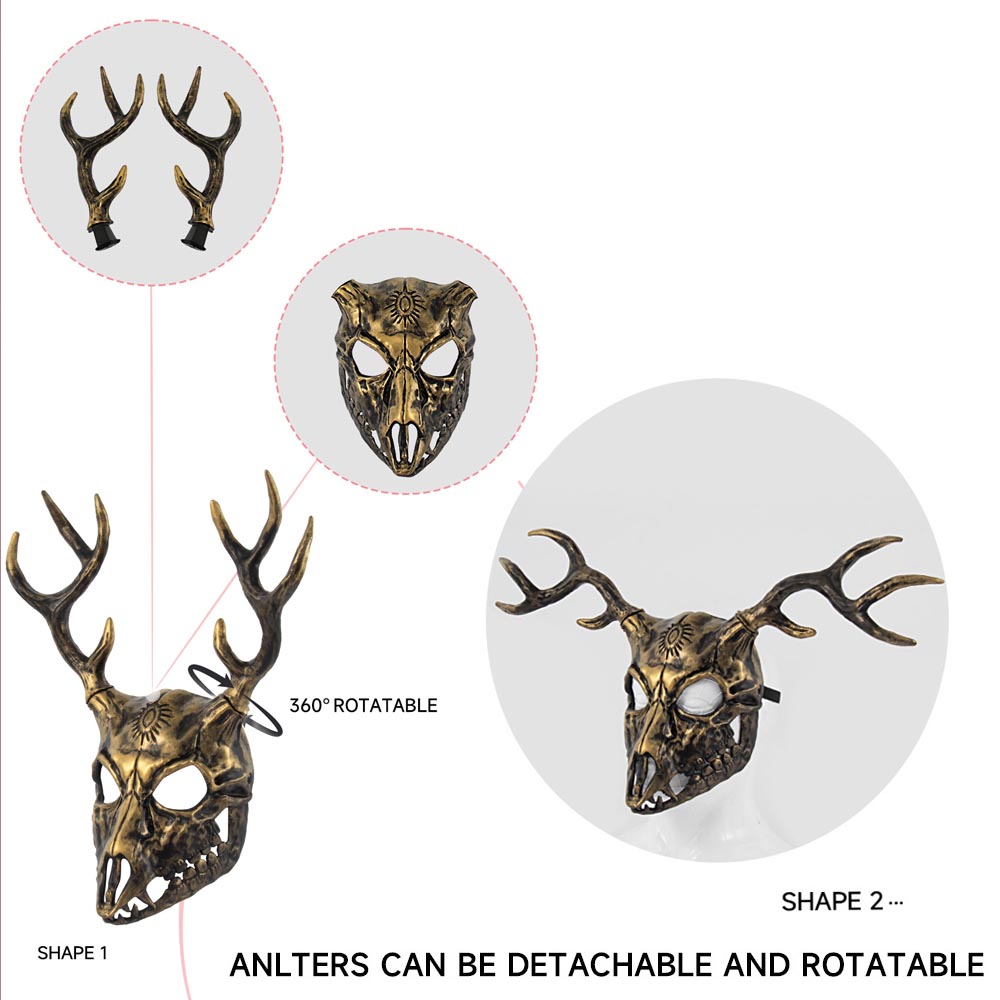 Animal Elk Mask Headpiece Cosp – обзор и цена Elk Bugle Call