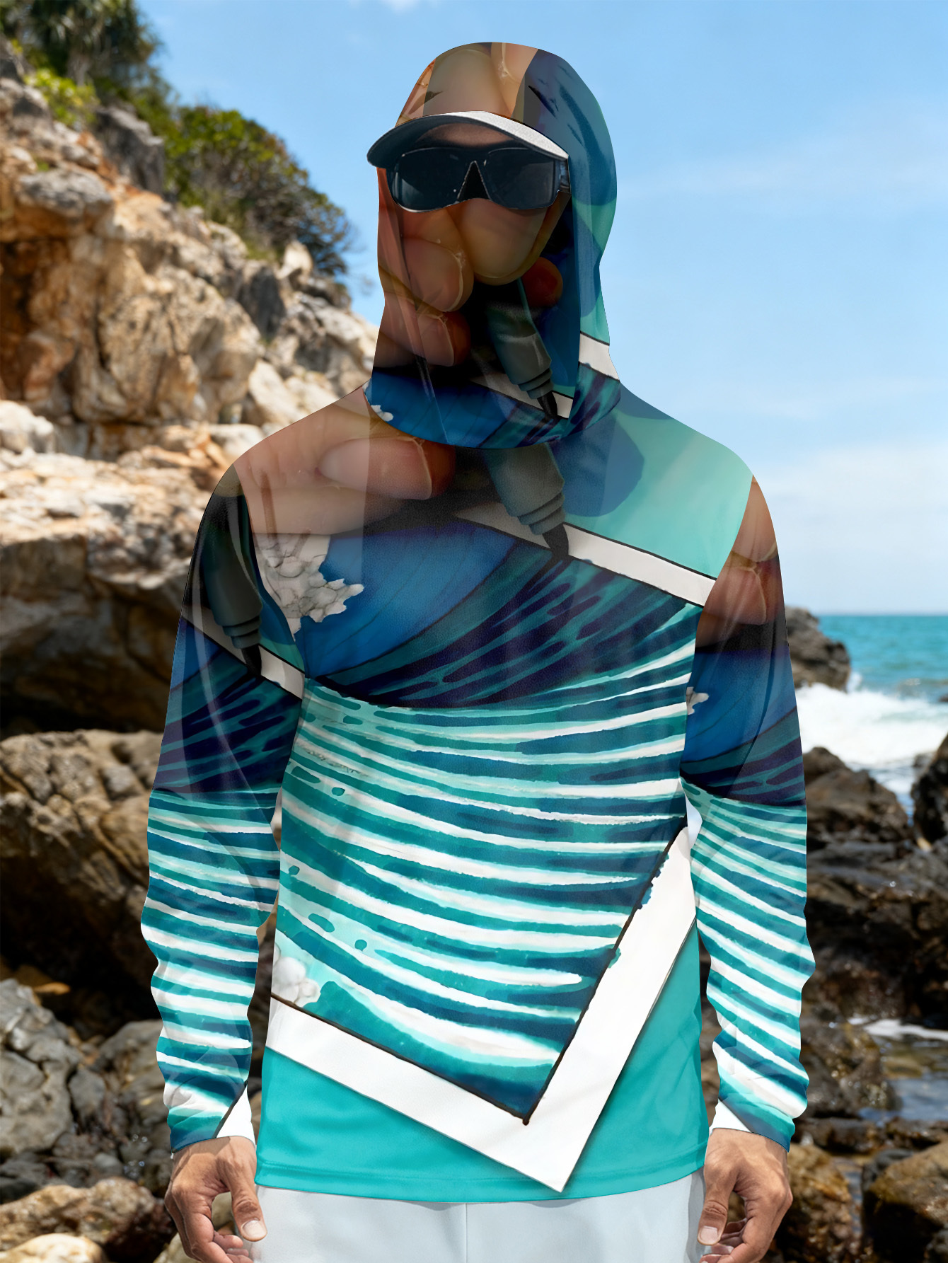 Fishing hooded sweatshirt men' – обзор и цена Hunting Outdoor