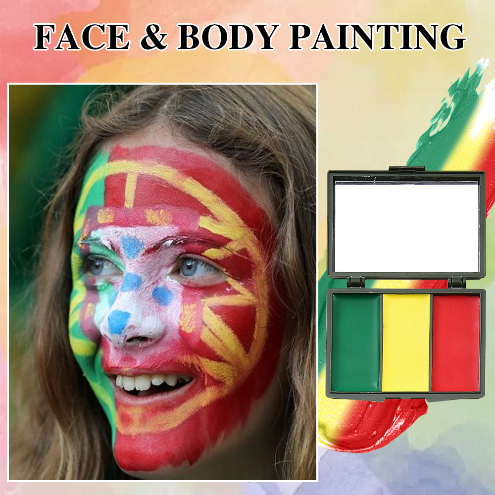 3 Colors National flag Argenti – обзор и цена Camo Face Paint