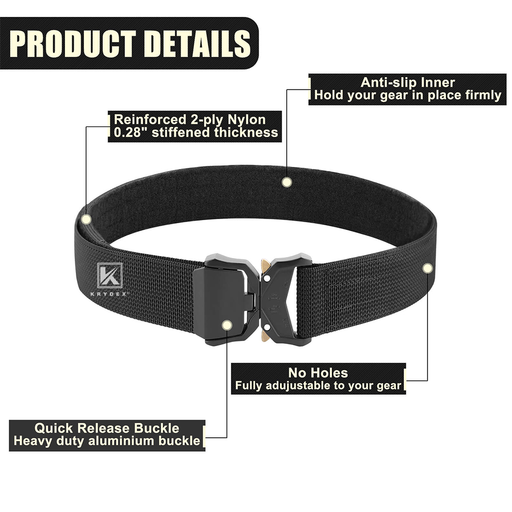 KRYDEX Tactical 2-Ply 1.5 Inch – обзор и цена Tactical Belt Rigger