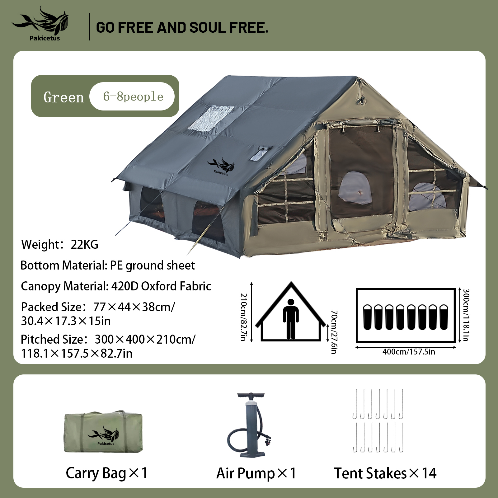 PAKICETUS Upgraded Inflatable  – обзор и цена Outdoor Hunting House