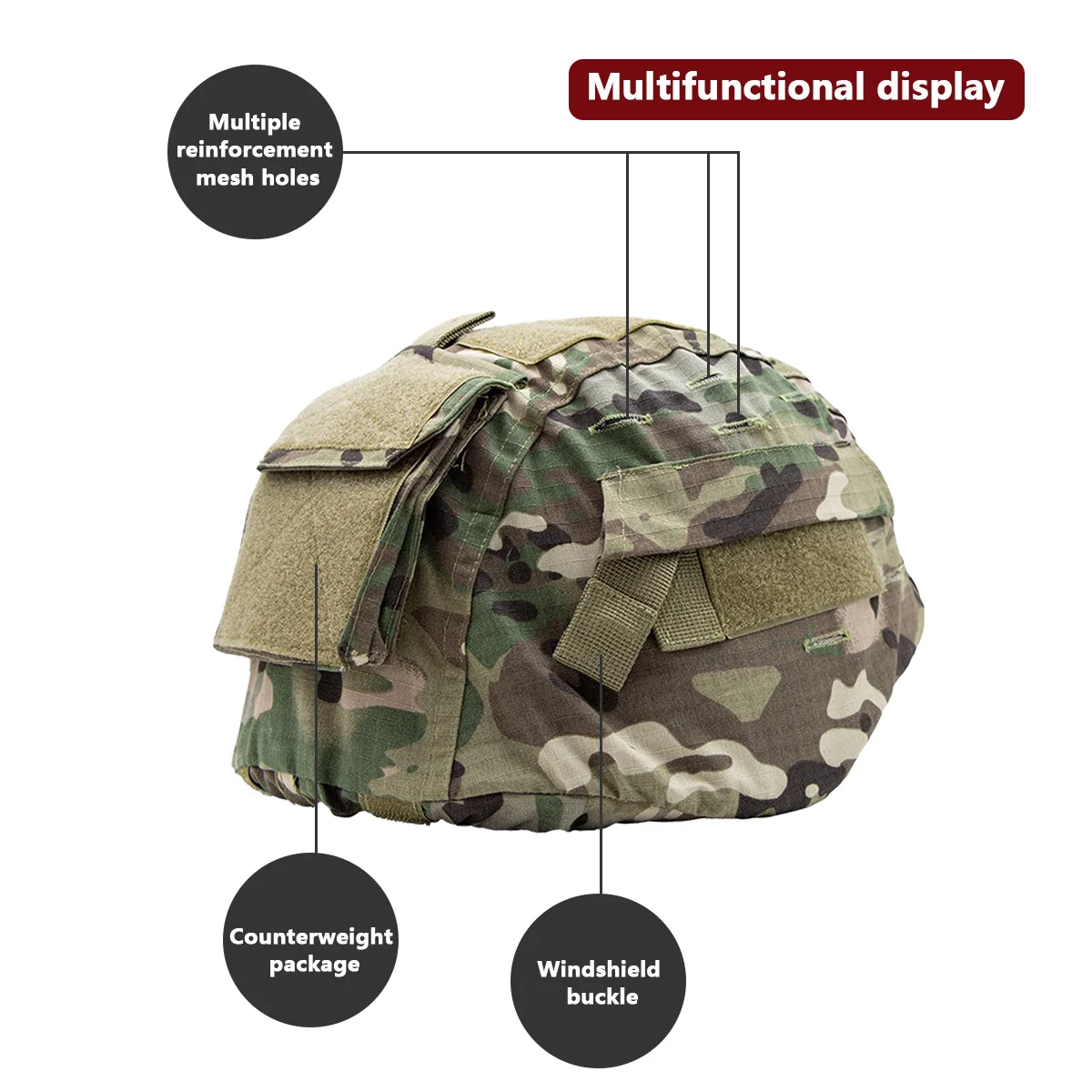 Helmet Camouflage Cover For MI – обзор и цена Hunting Outdoor Store