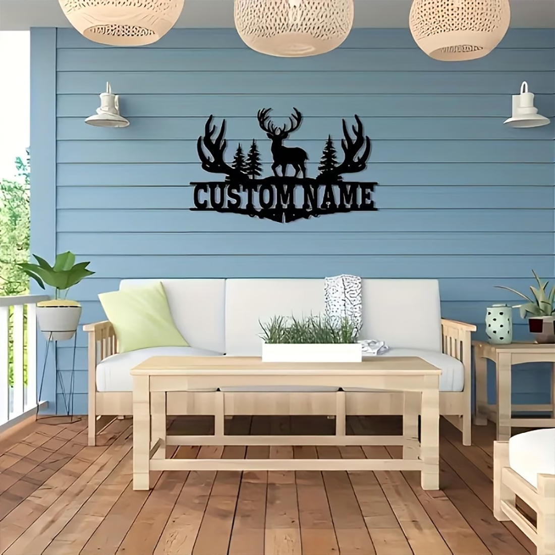 Customizable Rustic Deer Antle – обзор и цена Hunting Outdoor Christmas Decorations