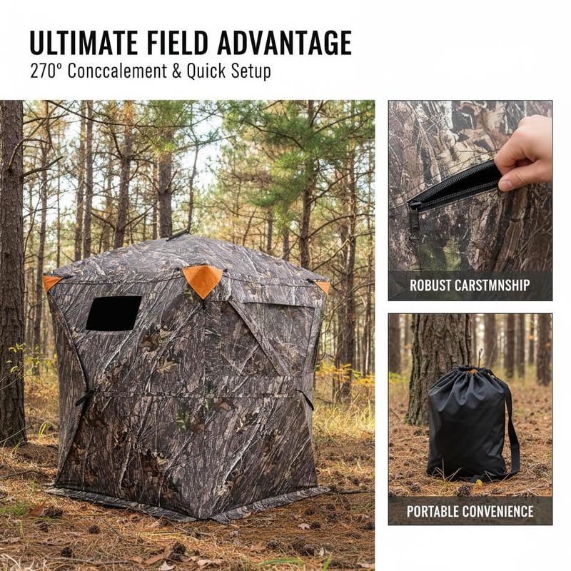Ground Hunting Tent 60x60x66 I – обзор и цена Hunting Outdoor