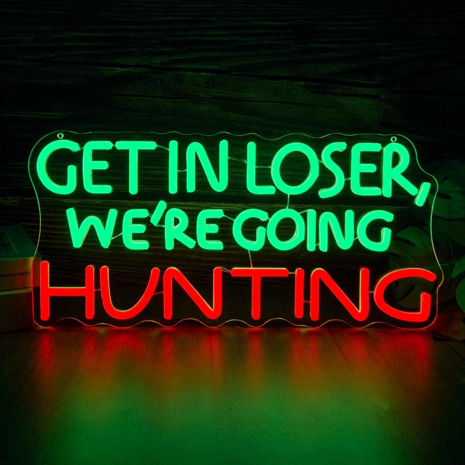 Funny Hunting Neon Sign LED Li – обзор и цена Hunting Outdoor