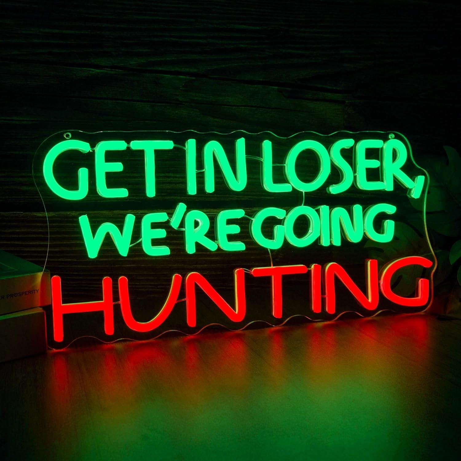 Funny Hunting Neon Sign LED Li – обзор и цена Hunting Outdoor