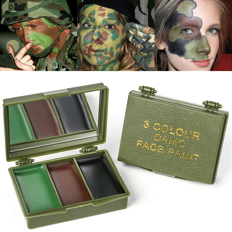 3-color camouflage face painti – обзор и цена Camo Face Paint