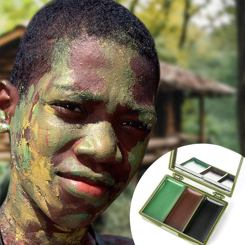 3-color camouflage face painti – обзор и цена Camo Face Paint