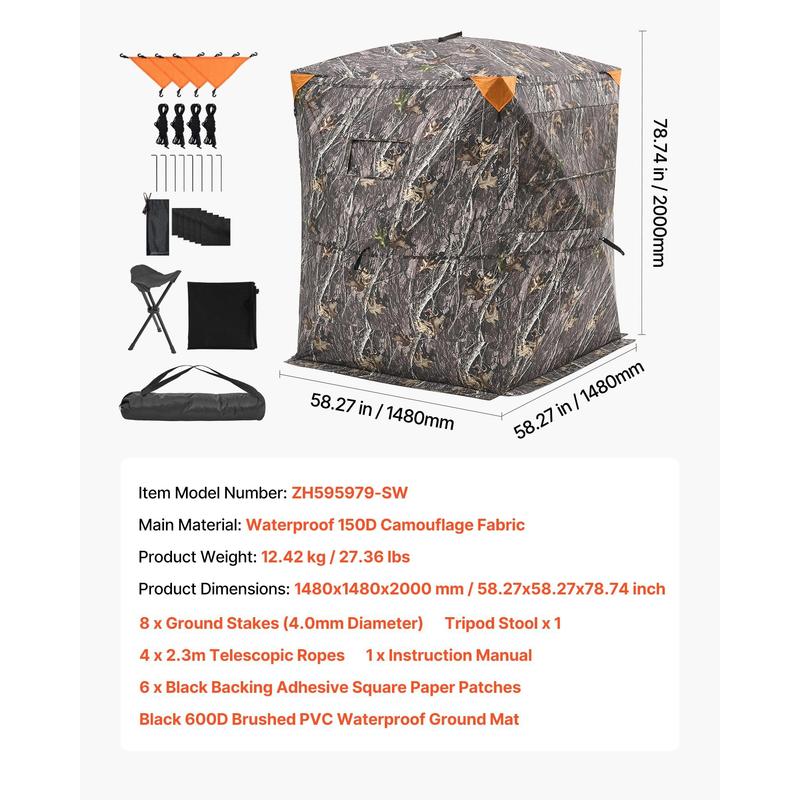 Hunting Blind 2-3 Person For T – обзор и цена Hunting & Outdoor Supplies Carterton Reviews