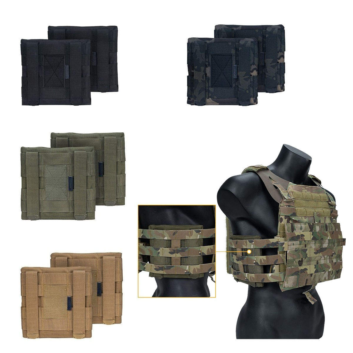 Tactical Side Plate Pouch For  – обзор и цена Hunting Outdoor Store