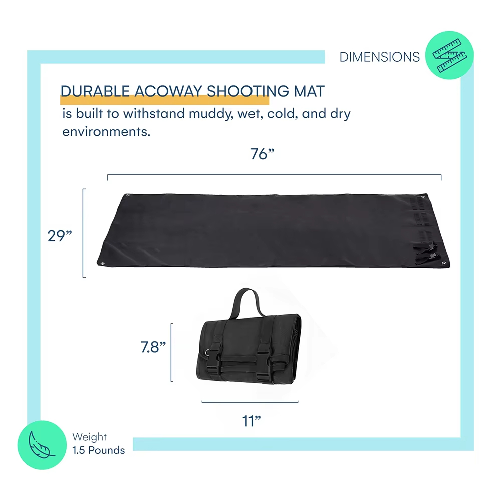 Airsoft Roll-Up Shooting Mat f – обзор и цена Hunting Outdoor Mat