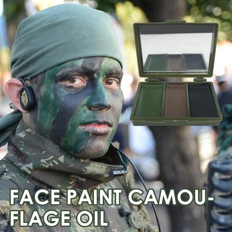 3 Colors Army Fans CS Shooting – обзор и цена Camo Face Paint